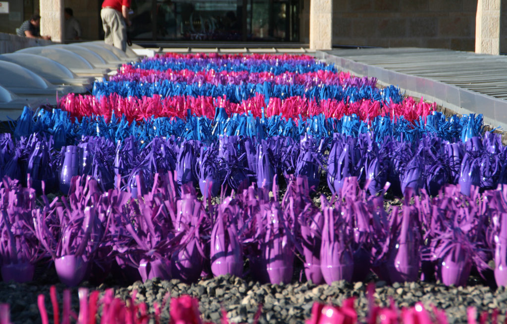 Uri de Beer Eco Art & Plastiflora Eco Garden at The Knesset Israel