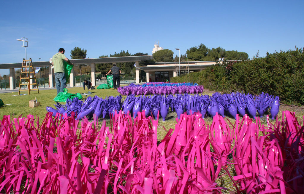 Uri de Beer Eco Art & Plastiflora Eco Garden at The Knesset Israel