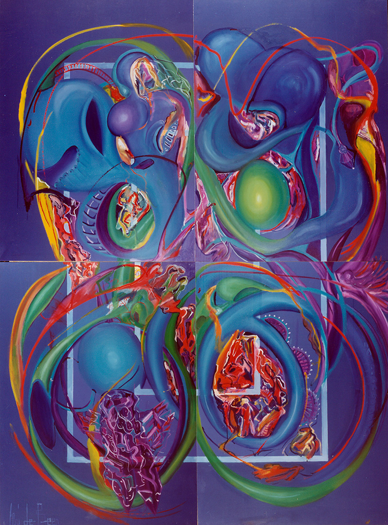 Set 4 of 4 Paintings